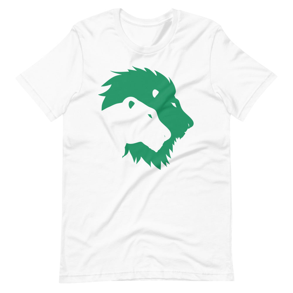 White/Kelly Green Short-Sleeve Unisex T-Shirt